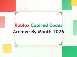 Roblox Expired Codes Archive by Month 2026